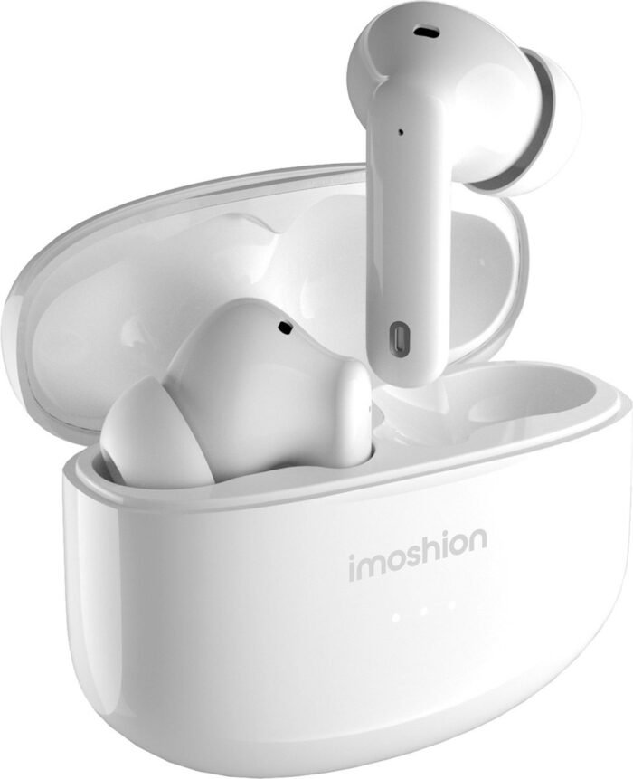 iMoshion Aura Pro Earbuds - Draadloze Oordopjes met Active Noise Cancelling (ANC) - Wireless Bluetooth Earphones - Oortjes - Wit