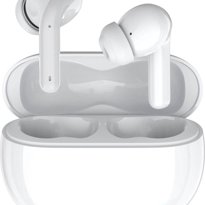 Nubex® Draadloze Oordopjes met Oplaadcase - Bluetooth 5.3 - Oordopjes Draadloos - Sport Earbuds - ENC - Oortjes draadloos - Wit