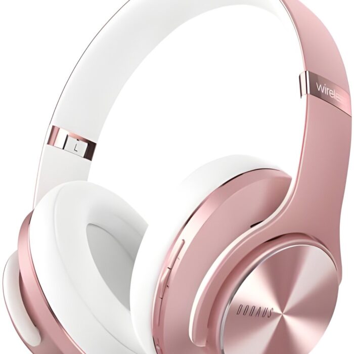 Selbro® Draadloze Over-Ear Bluetooth Koptelefoon met 90 uur Speeltijd, 3 EQ-modi, Hifi stereo, opvouwbare headset - Roze