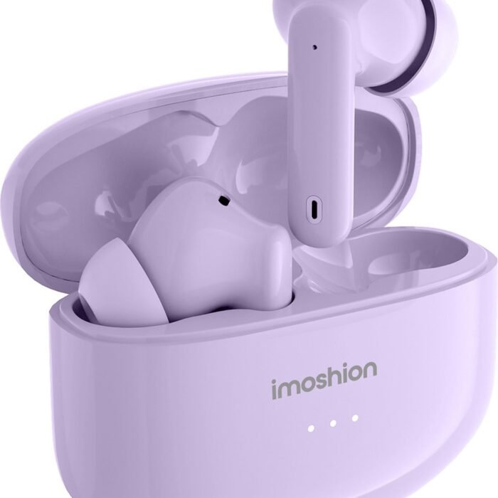 imoshion Aura Pro Draadloze In-Ear Oordopjes - Oortjes Draadloos - Earbuds Wireless Bluetooth - Active Noise Cancelling - Lavender Lilac