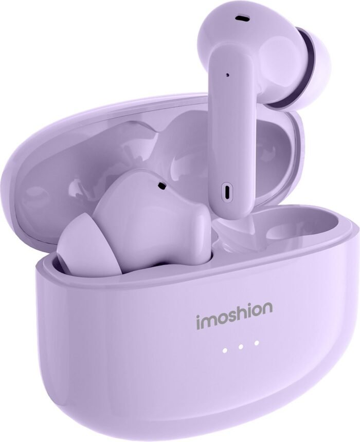 imoshion Aura Pro Draadloze In-Ear Oordopjes - Oortjes Draadloos - Earbuds Wireless Bluetooth - Active Noise Cancelling - Lavender Lilac