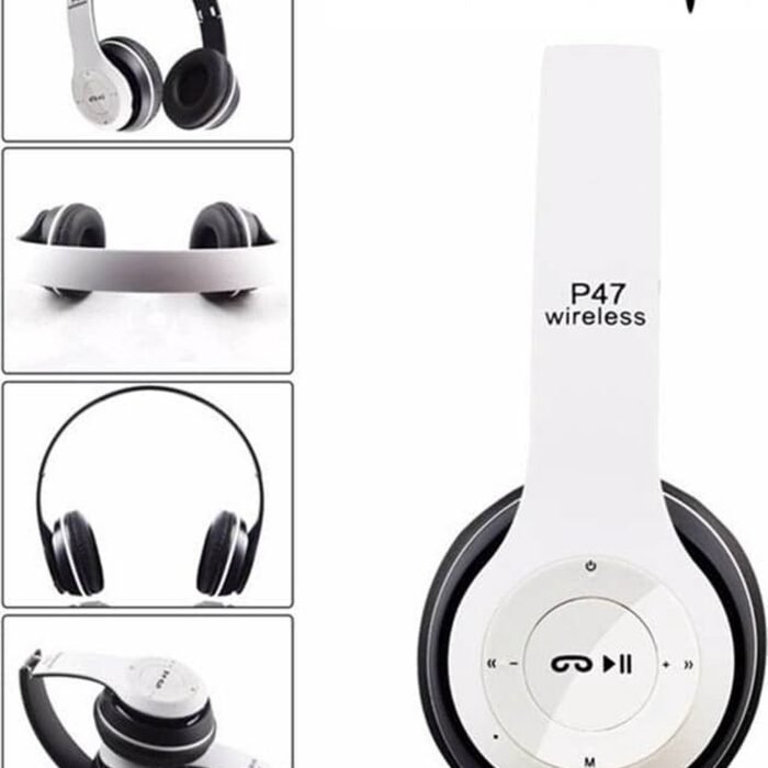Lovnix P47 | Bluetooth koptelefoon | Draadloze headset | Wireless Headphones | Wit