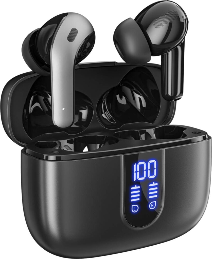 PrimeSound P-10 Draadloze Oordopjes - Bluetooth 5.3 - 30 Uur Afspeeltijd - IPX5 Waterdicht - Touch Bediening - Geschikt voor iPhone, Samsung en Meer