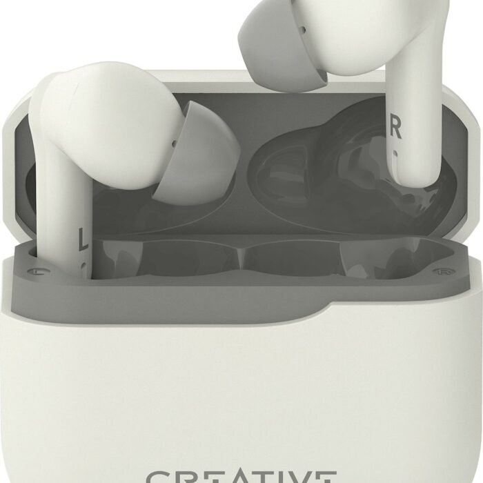Creative Zen Air Plus - True Wireless oortelefoon (wit) - draadlos Bluetooth 5.3, geschikt voor Bluetooth LE Audio, ingebouwde microfoon
