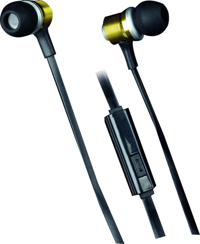 Metal pro stereo oortelefoon met microfoon