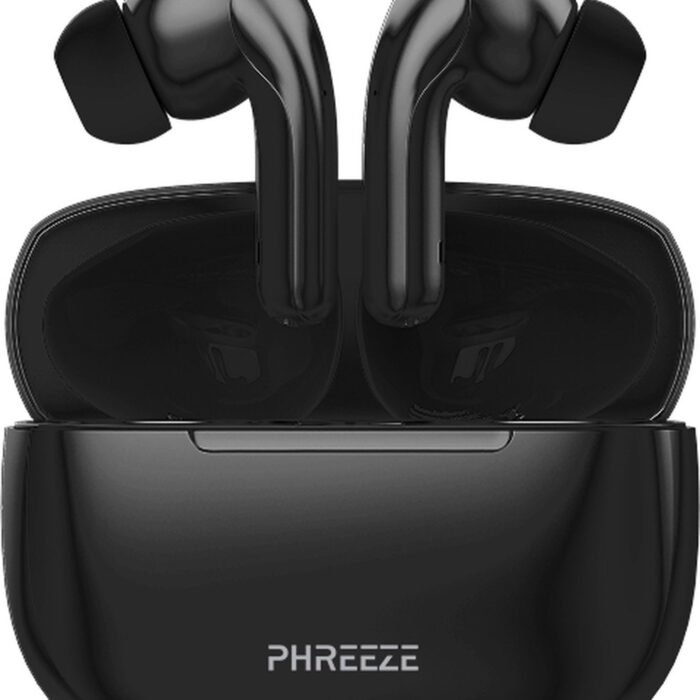 Phreeze Active Noise Cancelling Draadloze Oordopjes - iPX5 Waterdicht - 26 uur Speeltijd - Oplaadcase - Hi Res Audio - USB-C Fast Charge - Bluetooth 5.2