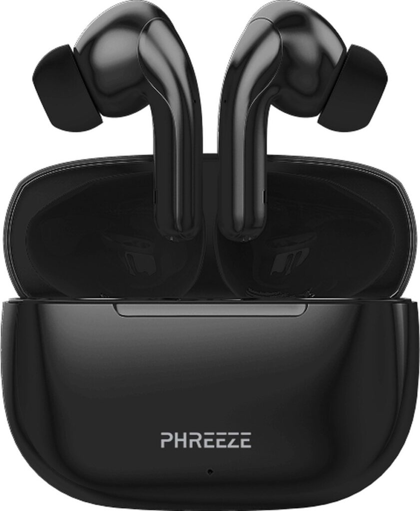 Phreeze Active Noise Cancelling Draadloze Oordopjes - iPX5 Waterdicht - 26 uur Speeltijd - Oplaadcase - Hi Res Audio - USB-C Fast Charge - Bluetooth 5.2