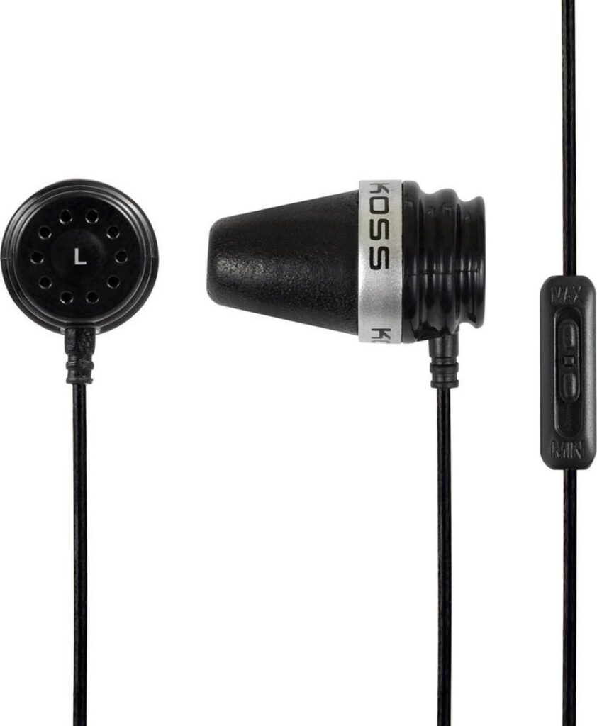 Koss IN THE EAR EARBUDS Hoofdtelefoons In-ear Zwart