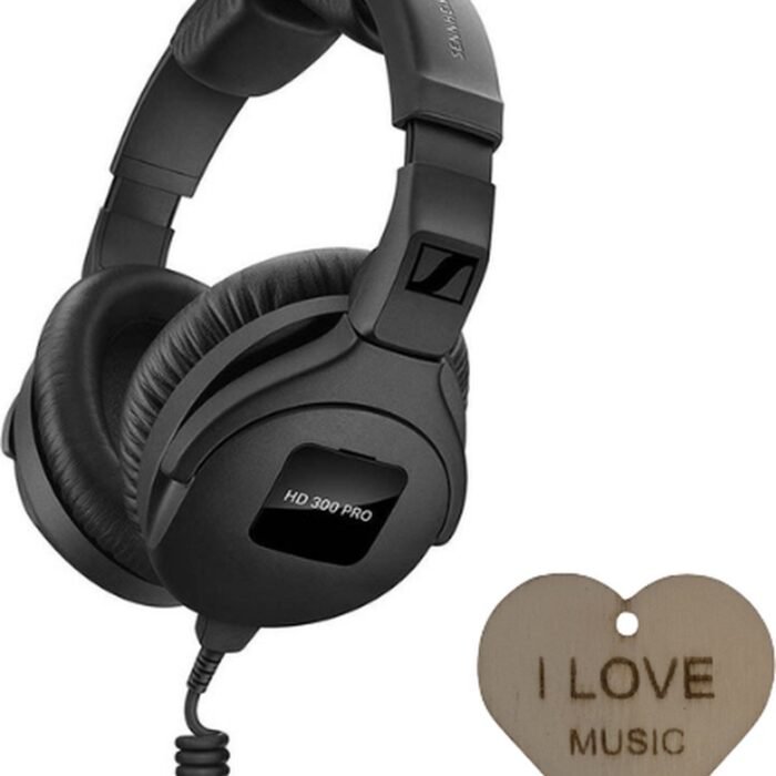 Sennheiser HD300 PRO Professionele Monitoring Hoofdtelefoon met Specter Sleutelhanger | Ultra Linear Response