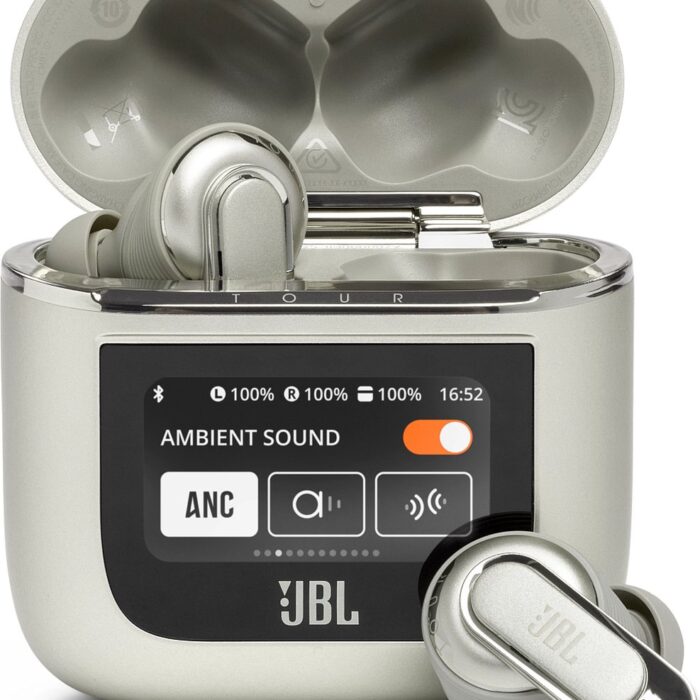 JBL TOUR Pro 2 - Volledig Draadloze Oordopjes met Noise Cancelling - Champagne