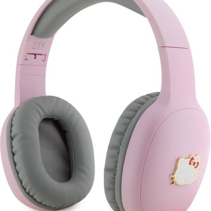 Hello Kitty Bicolor Metal Head - Bluetooth Koptelefoon - Roze/Grijs