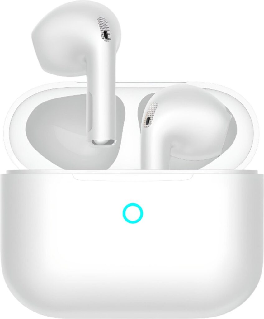 GØDLY X Premium Draadloze Oordopjes - Bluetooth - Oortjes Draadloos - Sport Earpods - Geschikt voor Apple & Samsung - Wit