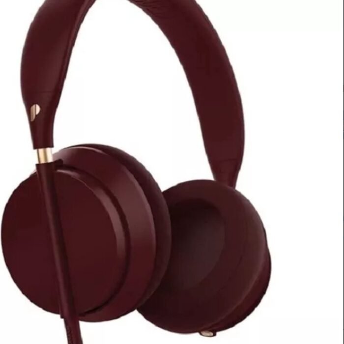 Crown Plugged Over-ear Hoofdtelefoon wine/Rood- Bedrade Koptelefoon- Headset DB