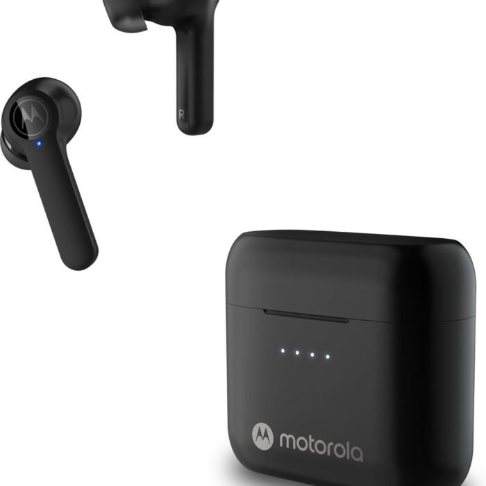 Motorola Sound Draadloze Oordopjes - MOTOBUDS-S ANC - Bluetooth - Active Noise Cancellation - Water- en Zweetbestendig - Touch- en Voice Control - 18-uur Afspeeltijd - Zwart