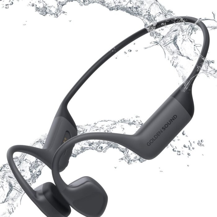 Golden Sound Bone Conduction - Sport oordopjes - Sporthoofdtelefoon - Draadloze oordopjes - Waterbestendig - Oortjes draadloos - Bone Conduction headphone - 32GB Interne geheugenkaart - Geschikt voor elke laptop en smartphone