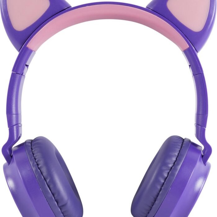 Silvergear - Koptelefoon met Kattenoortjes - Lilla