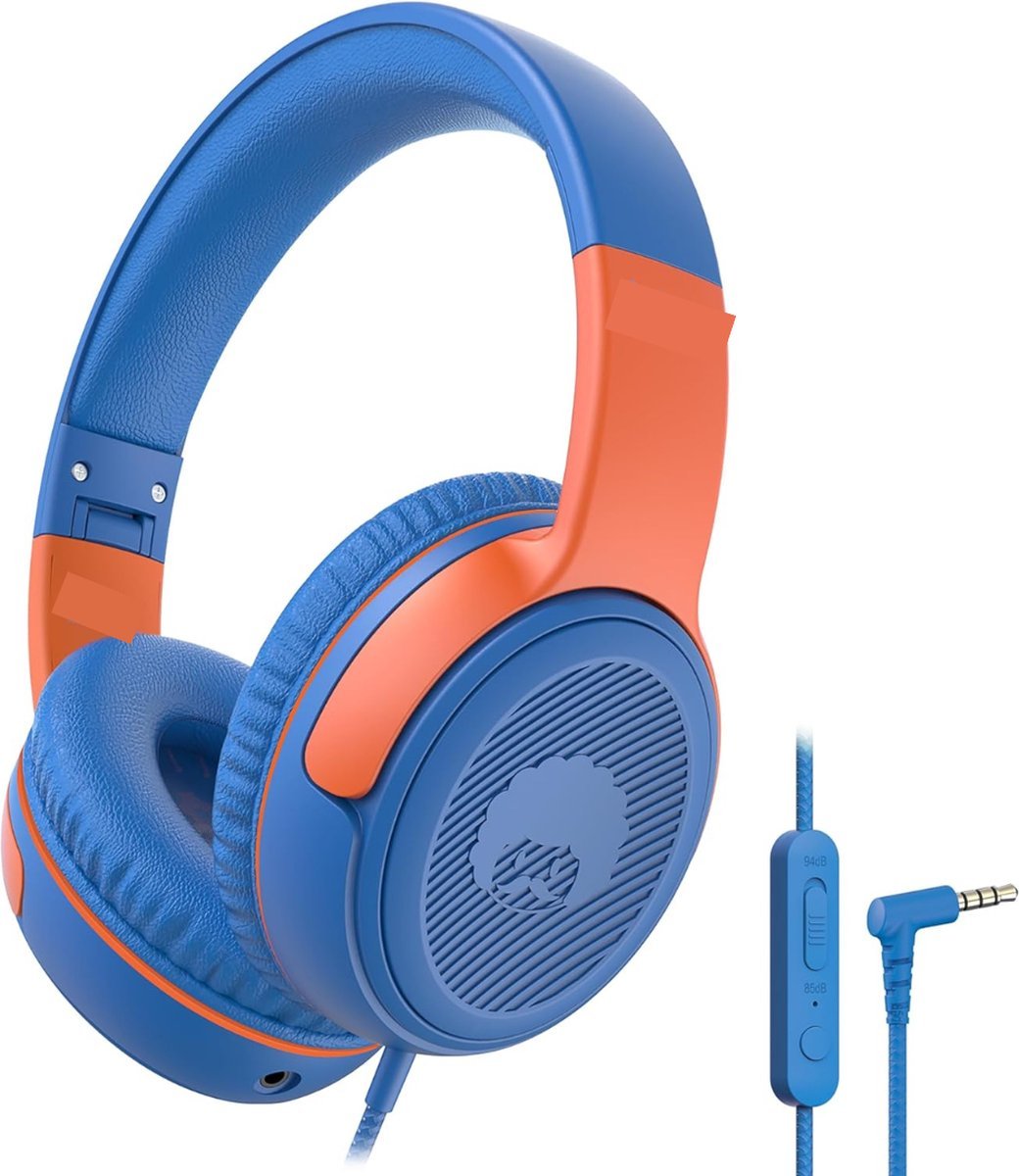 Velox - Koptelefoon Kinderen - Blauw/Oranje