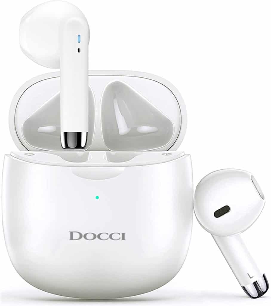 Docci - Draadloze Oordopjes - Wit