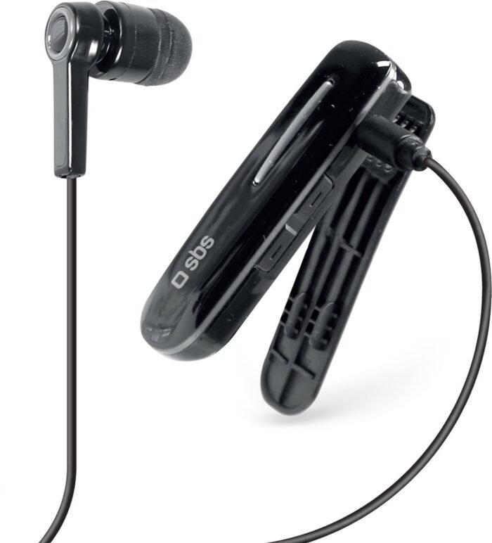 Sbs - TECLIPHEADSETBTK In-ear hoofdtelefoon - Zwart