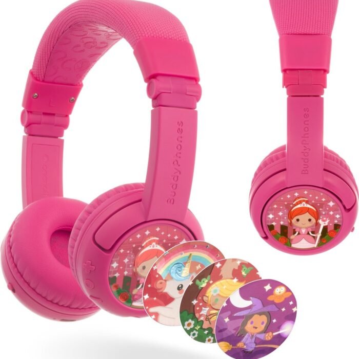 Buddyphones - PlayPlus Koptelefoon - Pink