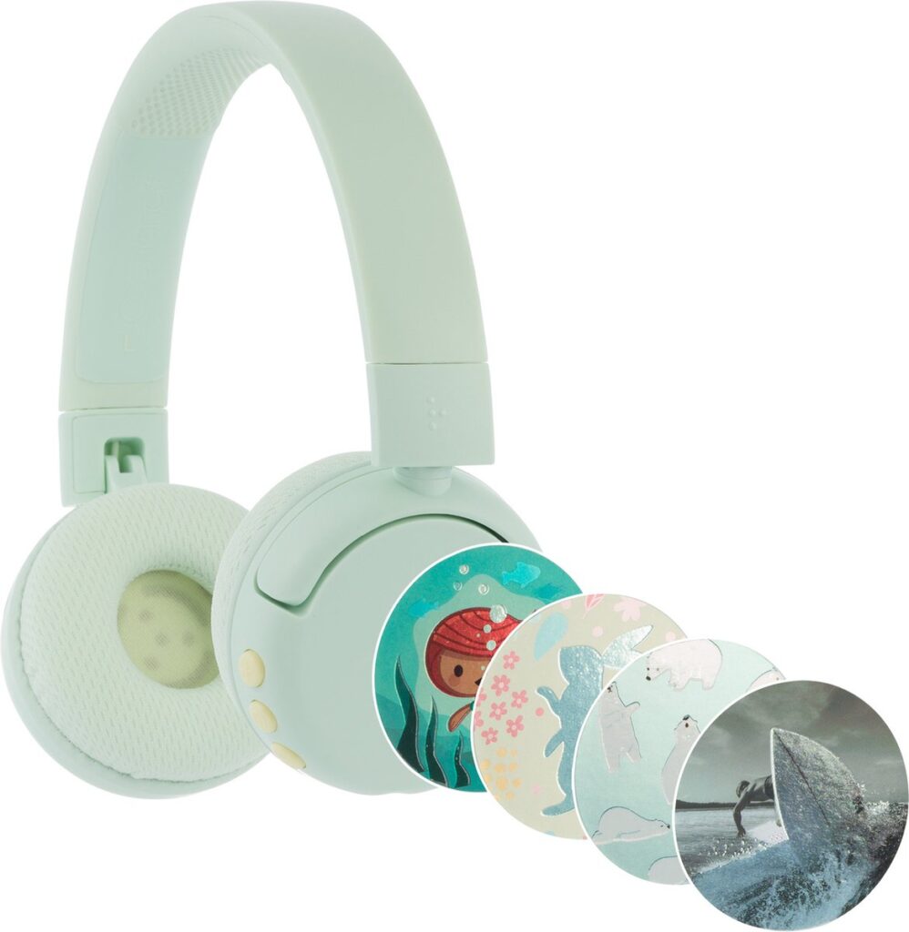Buddyphones - POP Fun Hooftelefoon - Groen