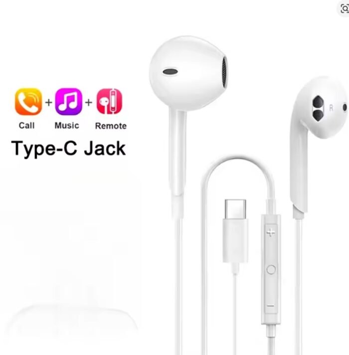 Merkloos - Hoofdtelefoon voor iPhone - Wit