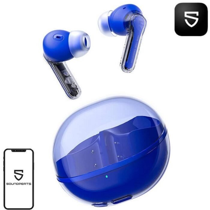 SoundPEATS - TWS Clear Hoofdtelefoon - Transparent