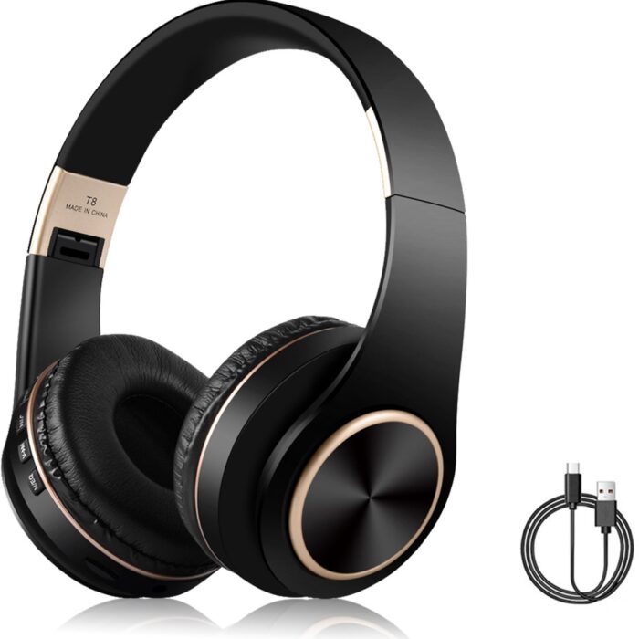 Gloovon - Draadloze Bluetooth Koptelefoon - Zwart