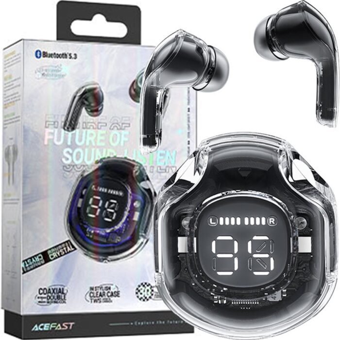 ACEFAST - T8 TWS Bluetooth-hoofdtelefoon - Zwart