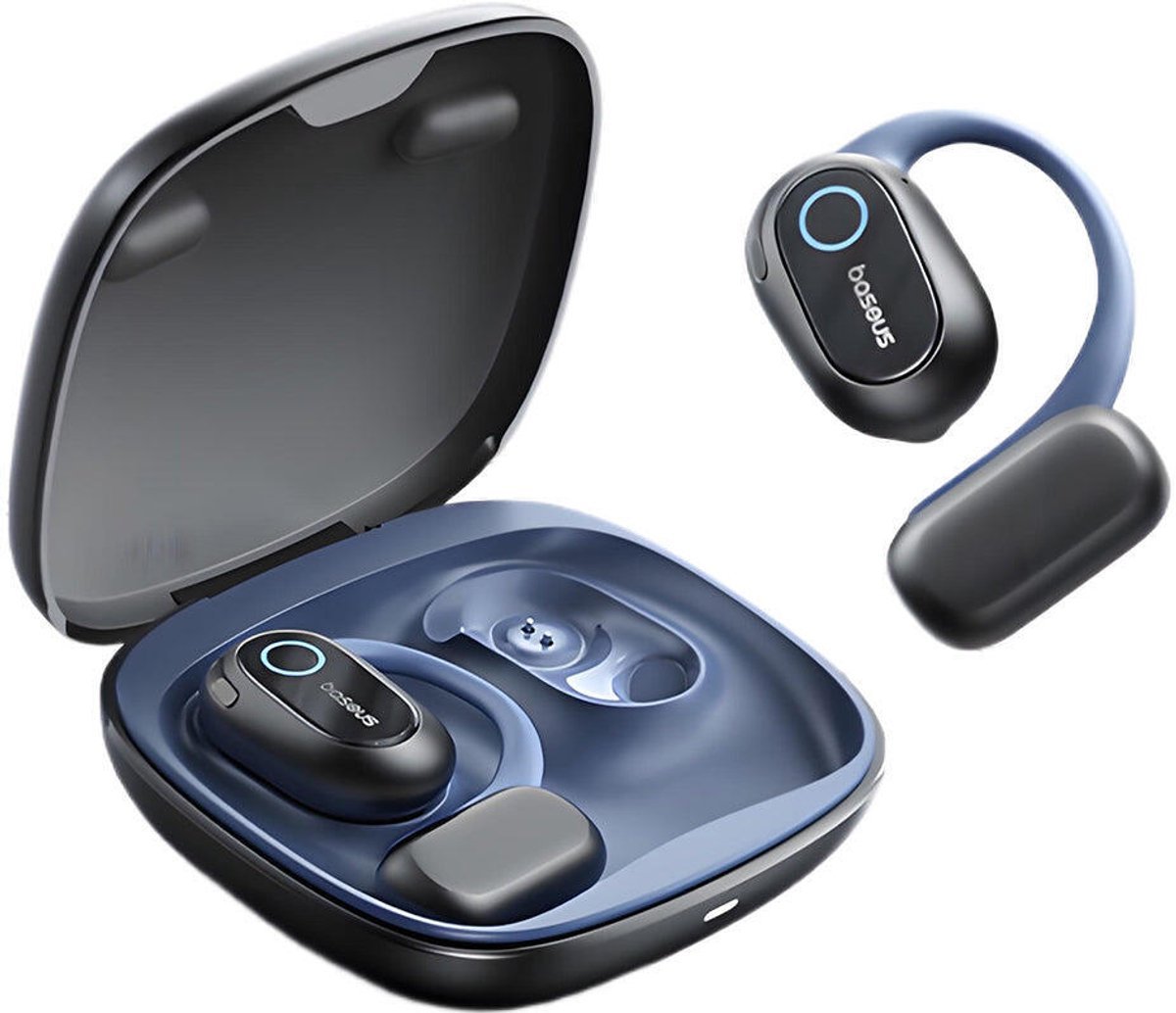 Baseus - Bowie MF1 Open-Ear Oordopjes - Zwart