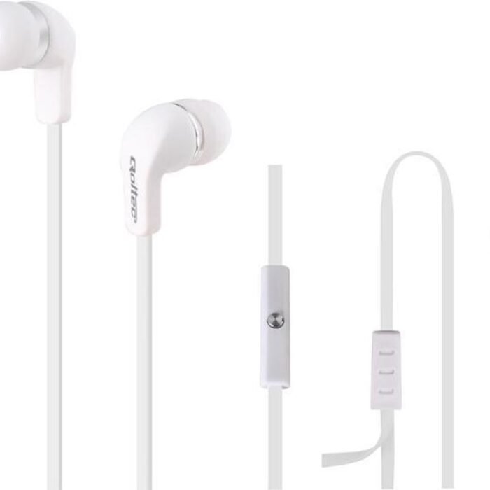 Qoltec - 50801 In-ear Headset - Wit