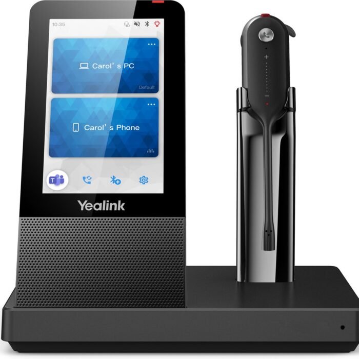 Yealink - WH67 UC Draadloze Headset - Zwart