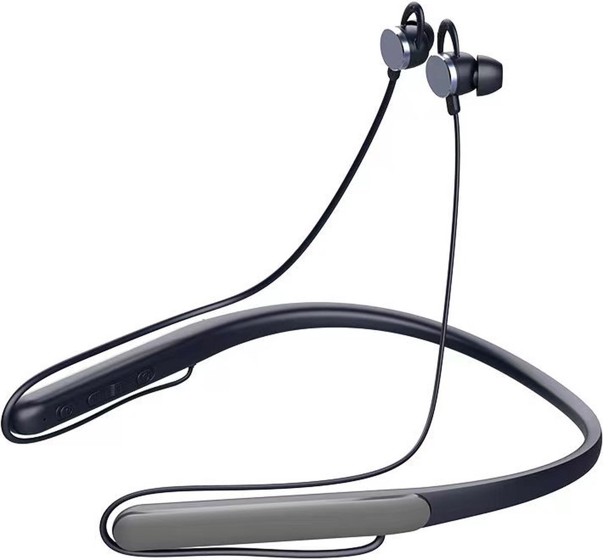 OnmiMart - Nekband Oordopjes - Zwart