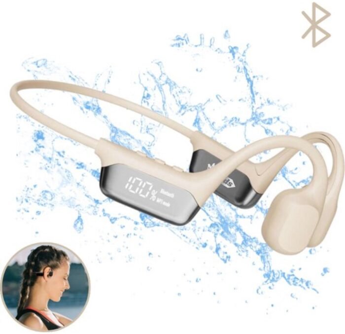 MrGoods - Bone Conduction Hoofdtelefoon - Beige