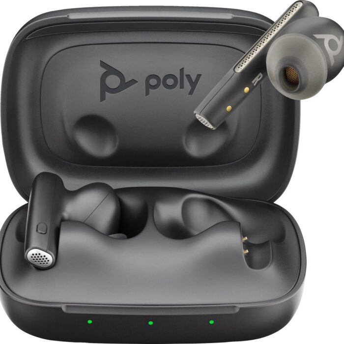 Poly - Voyager Free 60 UC Earbuds - Carbon Black