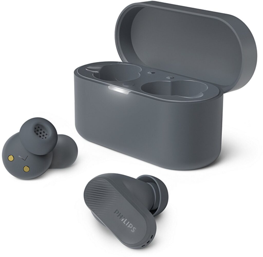 Philips Sound - TAT3509 Bluetooth Oortjes - Donkergrijs