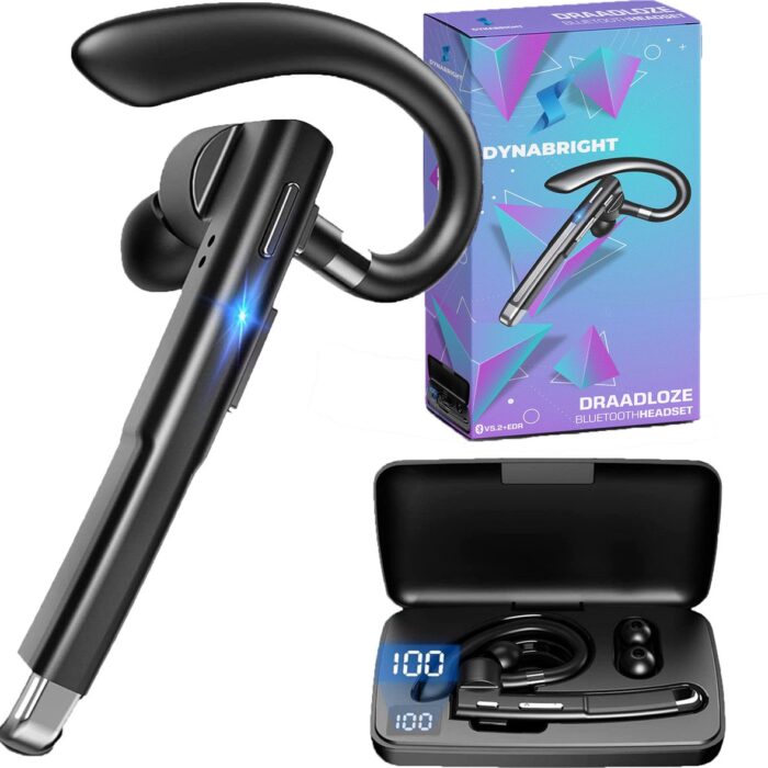 DynaBright - Draadloze Headset - Zwart