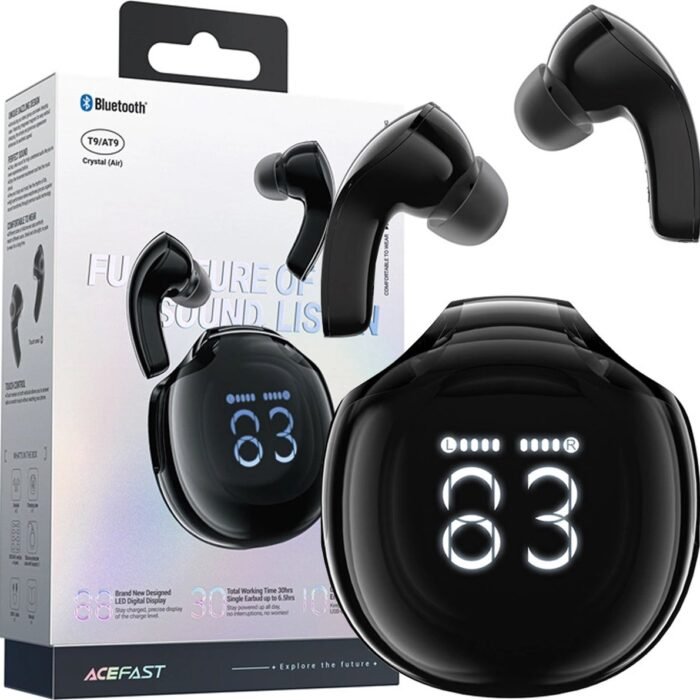 ACEFAST - T9 Bluetooth Hoofdtelefoon - Zwart