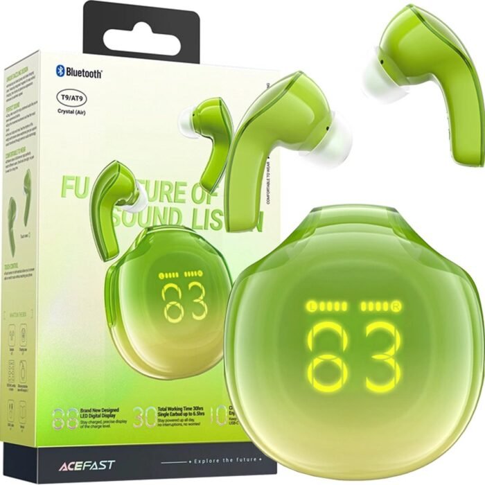 ACEFAST - T9 - Bluetooth 5.3 hoofdtelefoon - Groen