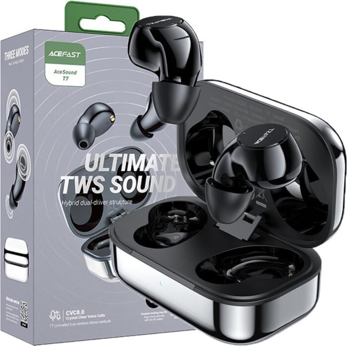 ACEFAST - T7 Draadloze Gaming-hoofdtelefoon - Zilver