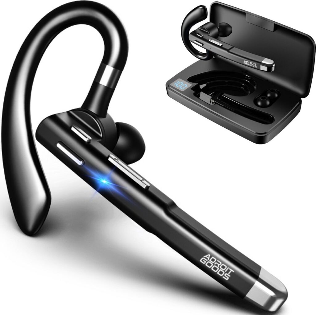 AdroitGoods - Draadloze Headset - Zwart