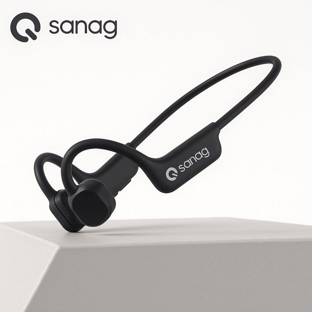 Sanag - Bluetooth Sporthoofdtelefoon - Zwart