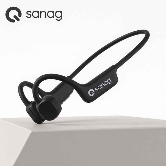 Sanag - Bluetooth Sporthoofdtelefoon - Zwart