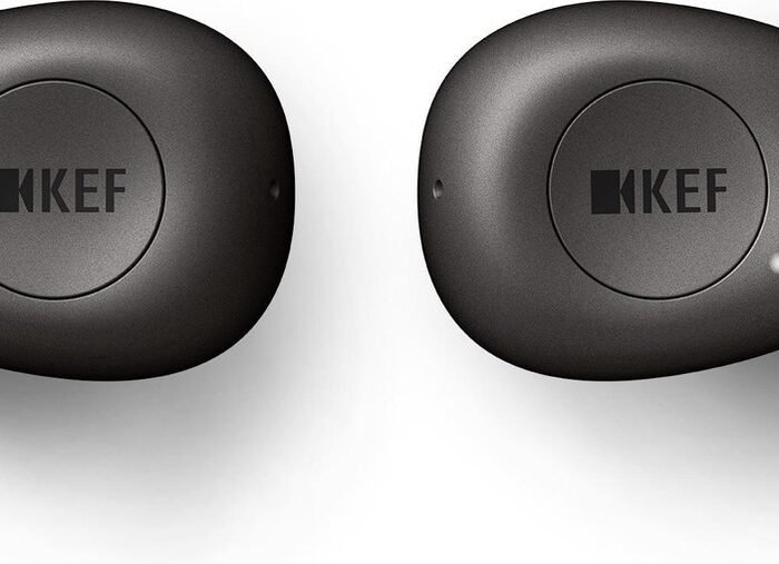KEF - MU3 True Wireless Oordopjes - Houtskool
