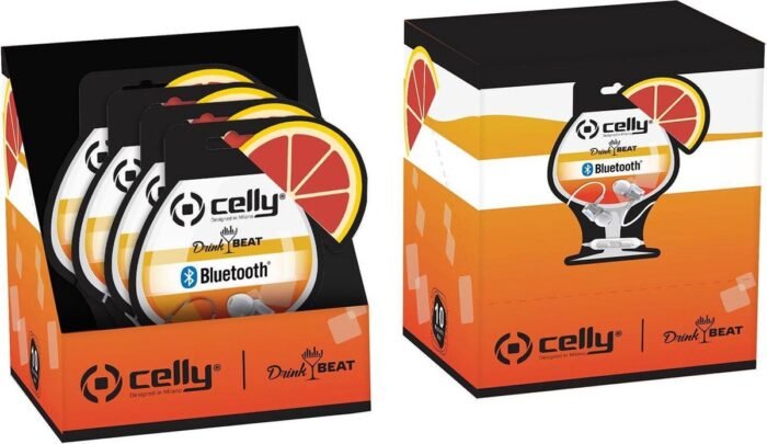Celly - DrinkBeat In-Ear Koptelefoon - Multicolor