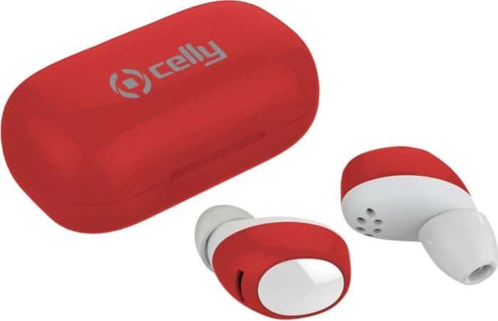 Celly - Bh Twins Air Headset - Rood