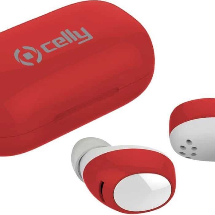 Celly - Bh Twins Air Headset - Rood