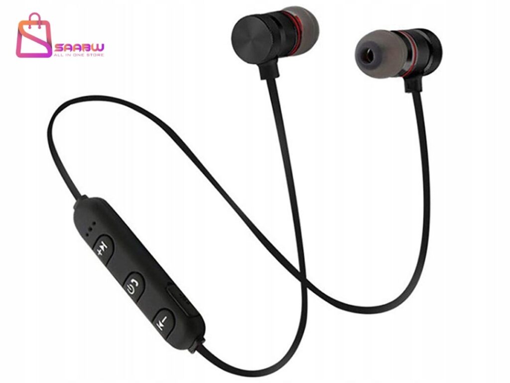SAABW - Bluetooth Sport in-ear Oordopjes - Zwart