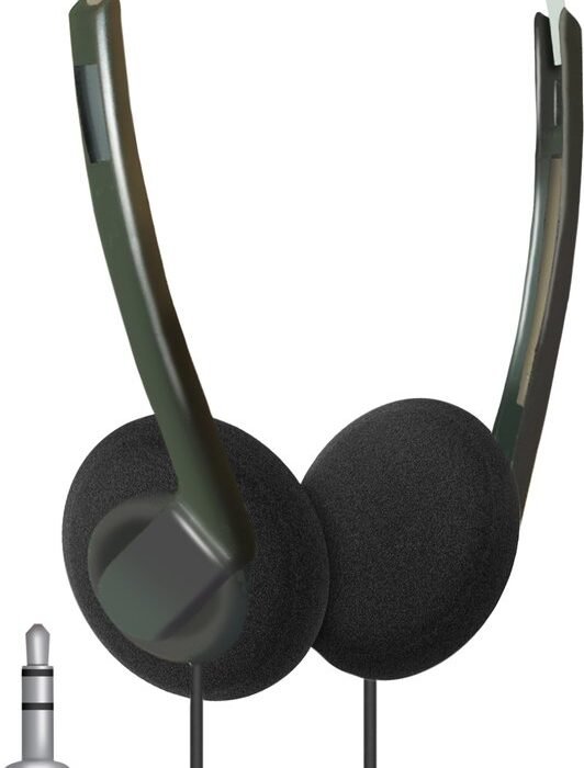 SoundLAB - A070DB On-Ear Hoofdtelefoon - Zwart
