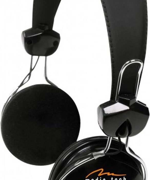 Media-Tech - T3505 INDUS Headset - Zwart
